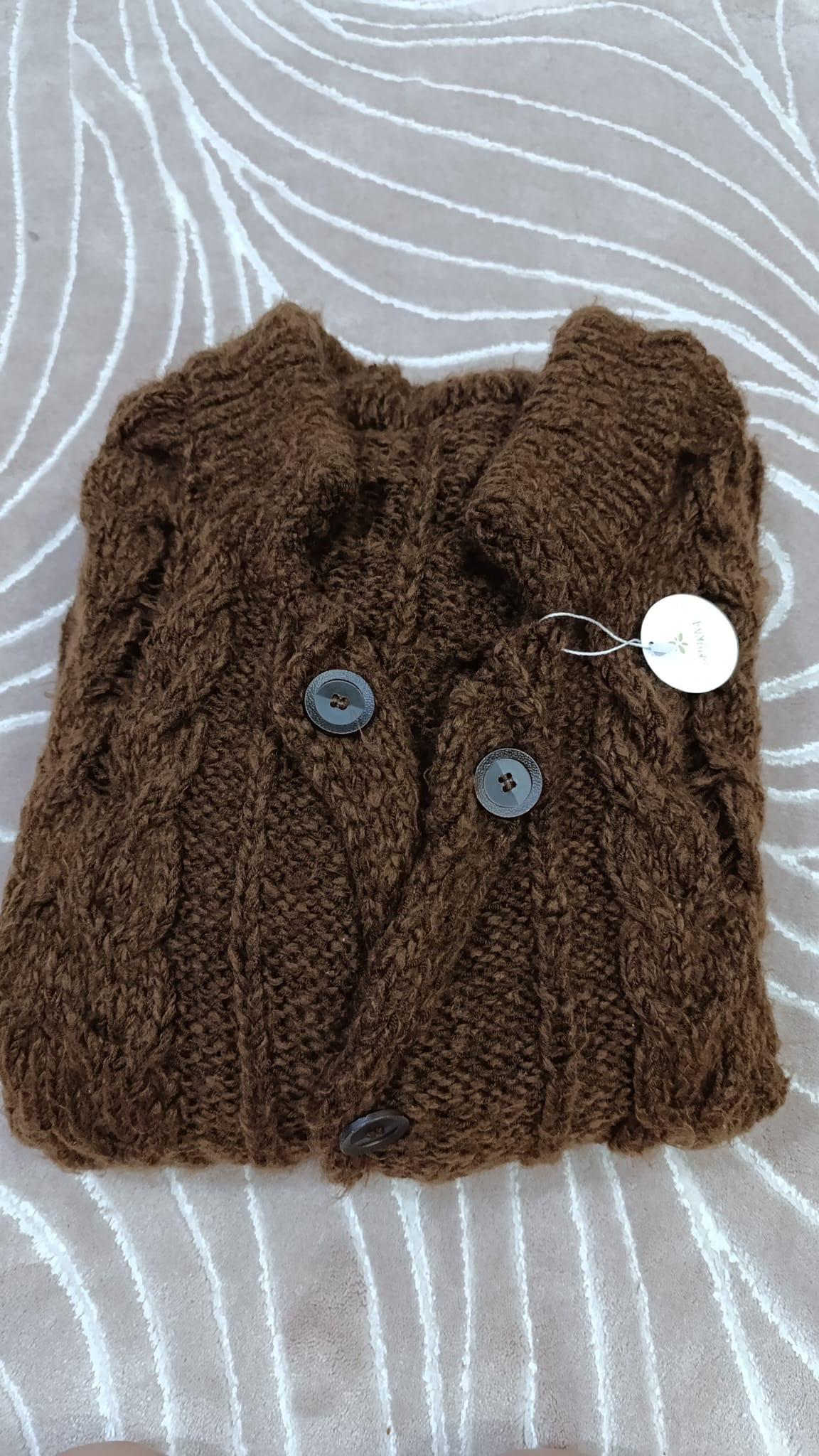 Hand-knit Cable Cardigan, Unisex Warm Sweater, Knit Jacket - Etsy