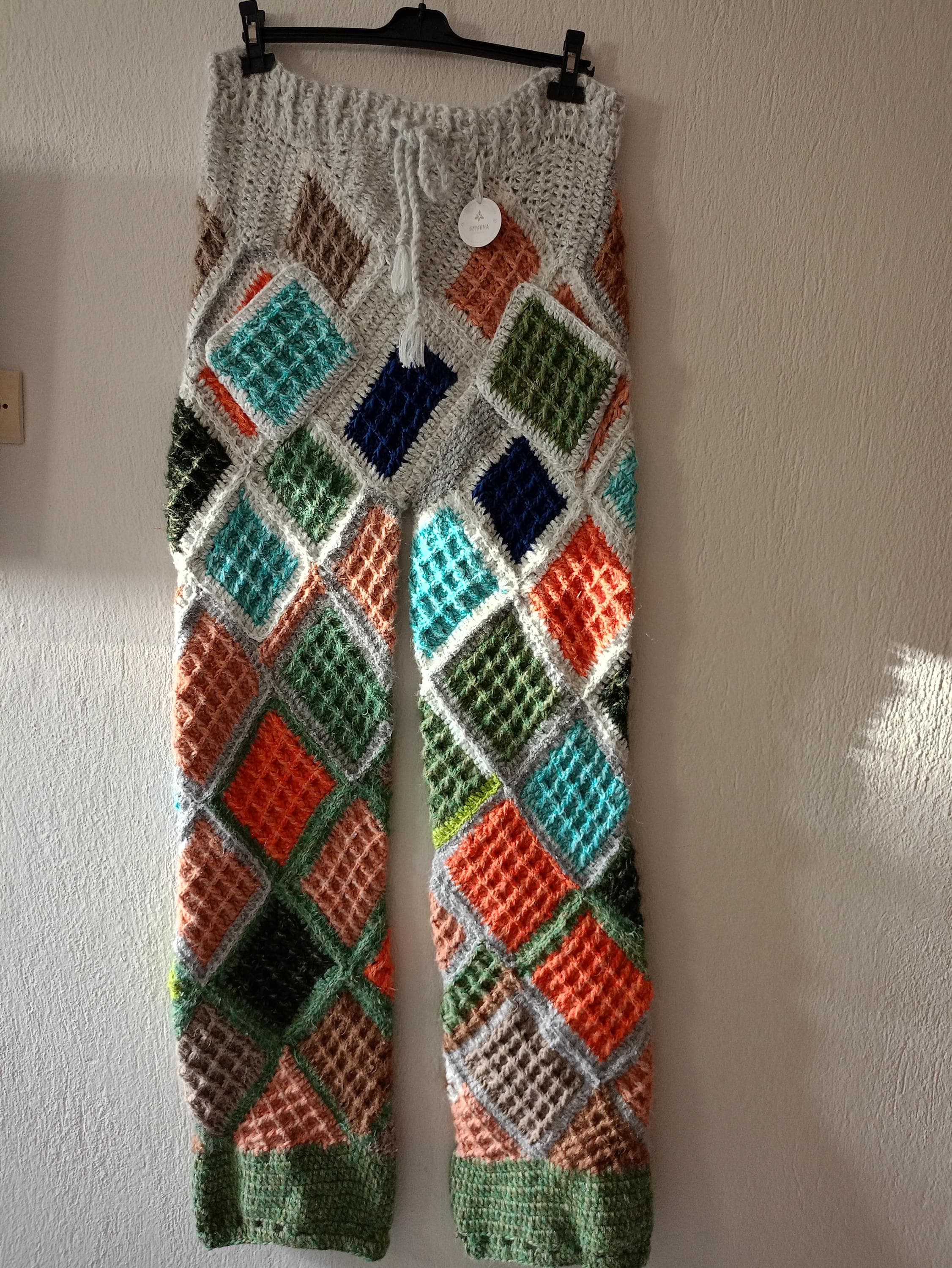 ウ★新品★et.UNiVER　Square patchwork pants Square patchwork pants ウ☆新品☆et.UNiVER Square patchwork pants