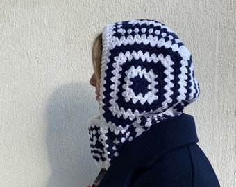 Handmade Crochet Balaclava Mask, Winter Knit Hood - Etsy Israel display picture 2