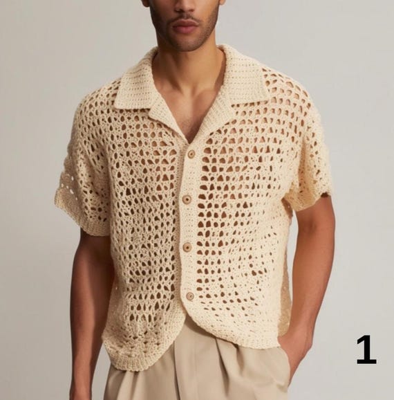 【JEMUT】25SS★ Crochet Short Sleeve Knit Shirt 61OBeY9OcuL.jpg