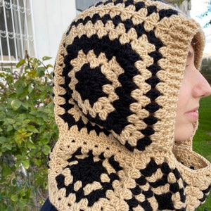 Pasamontañas de ganchillo, pasamontañas de punto, pasamontañas, máscara de pasamontañas, pasamontañas hecho a mano, pasamontañas handknit, regalo para ella