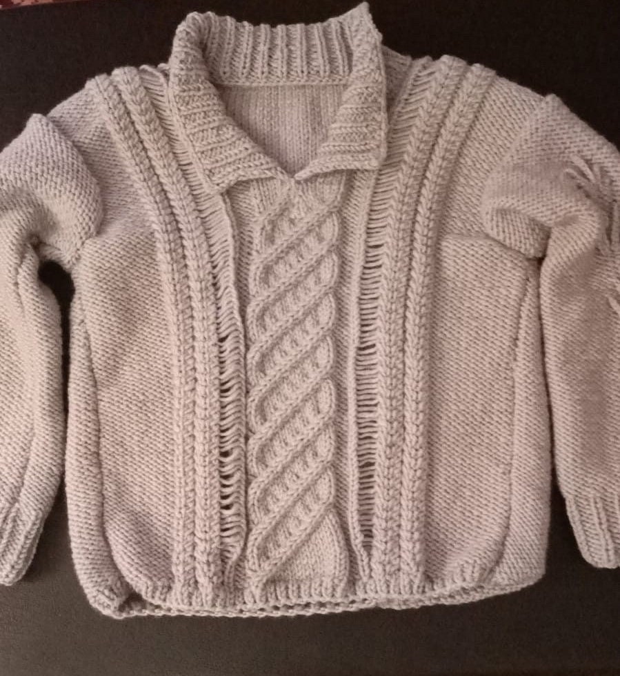 ✅Hand Knit - Cable knit wool cardigan Hand-knit Cable Cardigan, Unisex Warm Sweater, Knit Jacket - Etsy
