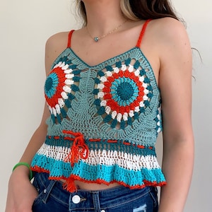 Bustier Summer Crochet | Crochet Croptop | Women Summer Fashion | Beach Clothing | Festival Top | Bralette | Halter Top | Crochet Bralette