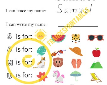 Name Samuel Etsy