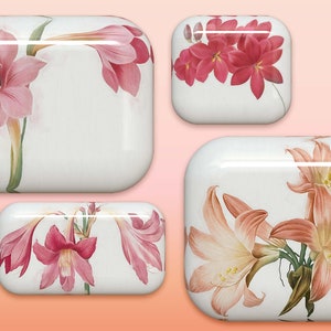40 botones florales: gráficos PNG de flores 3D (descarga digital) imagen 2
