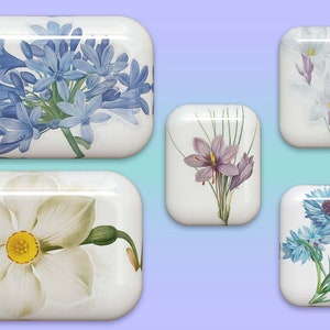 40 botones florales: gráficos PNG de flores 3D (descarga digital) imagen 4