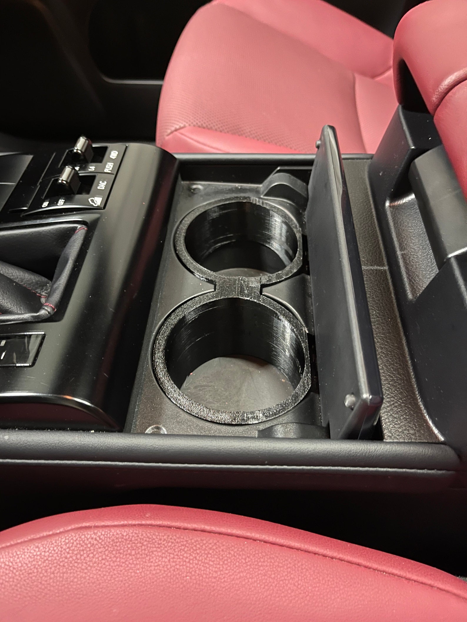 Lexus GX460 Factory Cupholder Mod Kit (2010+) - Lower Center Console Insert