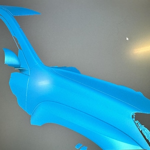 Lexus GX470 Front Passenger Fender and A Pillar 3D Scan