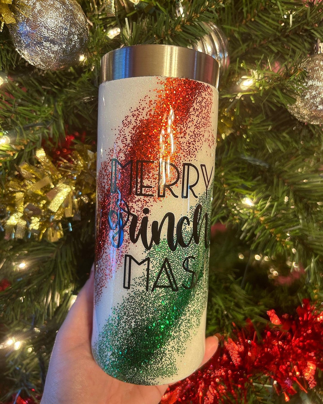 Custom Photo Tumbler Epoxy Christmas Tumbler Handmade Etsy