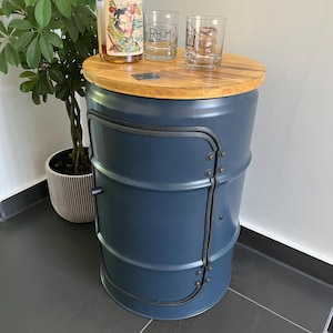 Barrel Barrel Baril Cabinet loft industrial decoration wooden table coffee table whisky shelf wood coffetable loop table decoration handmade bedside table bar