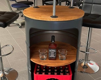 Barrel Fassmöbel Loftmöbel Stehtisch Partytisch Gartentisch Küchentisch Theke Bar Kasse Schrank Kommode Sideboard Club Jack Daniels