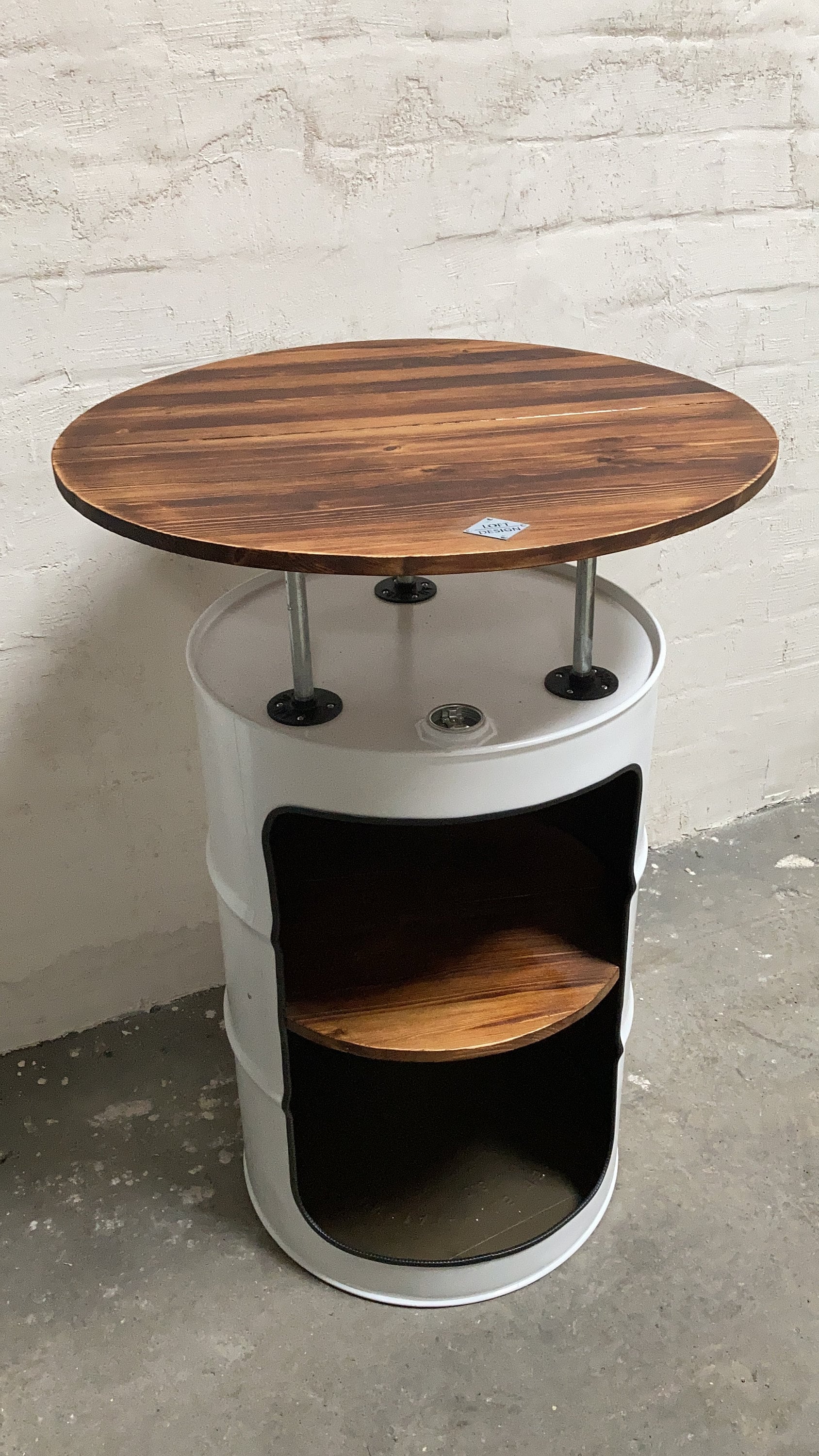 Bar Mesa Fiesta Mesa Barril Muebles Barril Muebles Loft Etsy