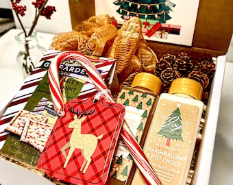 Happy Holidays Gift Box: Marshmallow Cocoa Spa Set - Etsy