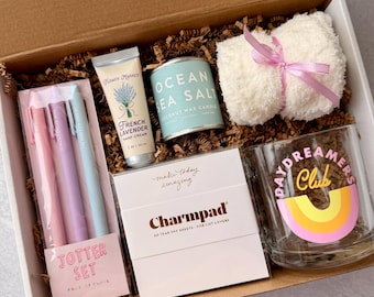 Daydreamer Club Gift Box, Birthday Gift Box For Her, Friendship Gift Set For Women, Thank You Gift Set, Candle Gift Box, Spa Gift Box