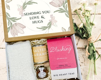 Sending Love And Hugs Gift Box, Feel Better Gift, Recovery Gift, Cozy Gift Box, Wellness Gift Basket, Fast Recovery Gift