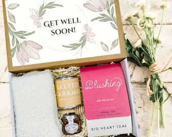 Get Well Soon Gift Box, Feel Better Gift, Recovery Gift For Women, Cheer Up Gift, Fast Recovery Gift, Cozy Gift Box