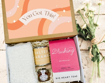 Motivational Gifts For Her, Good Luck Gift Box, Sending You A Hug, Cozy Care Package For Her, Thinking Of You Gift Basket, You Got This Gift