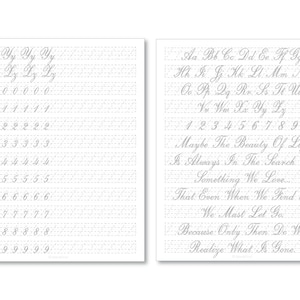 Fiches pratiques guidées de calligraphie sur cuivre Majuscules, minuscules, chiffres Extras économie d'énergie, 11 pages image 8