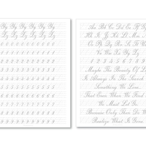 Fiches pratiques guidées de calligraphie sur cuivre Majuscules, minuscules, chiffres Extras économie d'énergie, 11 pages image 6