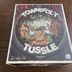 STL files for Townsfolk Tussle (1st Edition) - stl files for game insert (unofficial)