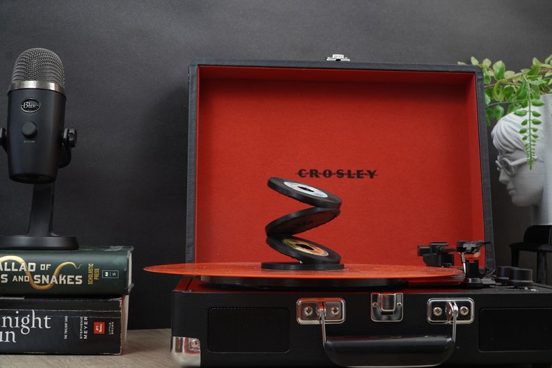 Record Stabilizer Optical Illusion Vinyl 45 LP, 3D Printed, Cool Gifts