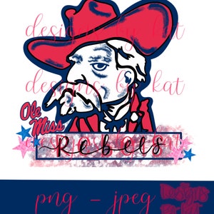 trending ole miss rebels png sublimation design