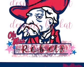 design di tendenza per sublimazione di Ole Miss Rebels png