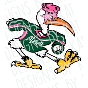 miami preppy design, mascot sublimation