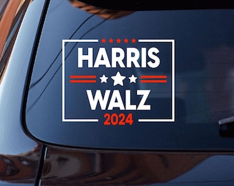 Kamala Harris Walz 2024 Car Decal | Political Bumper Sticker