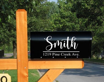 Personalized Mailbox Decal: Custom Street Address Vinyl Numbers