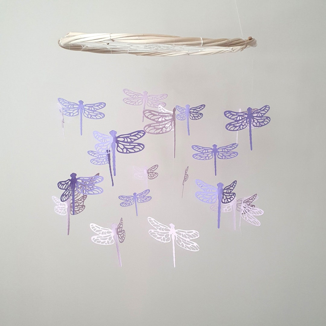 Dragonfly Crib Mobile, Dragonfly Baby Mobile, Dragonfly Nursery, Dragonflies Mobile, Dragonfly
