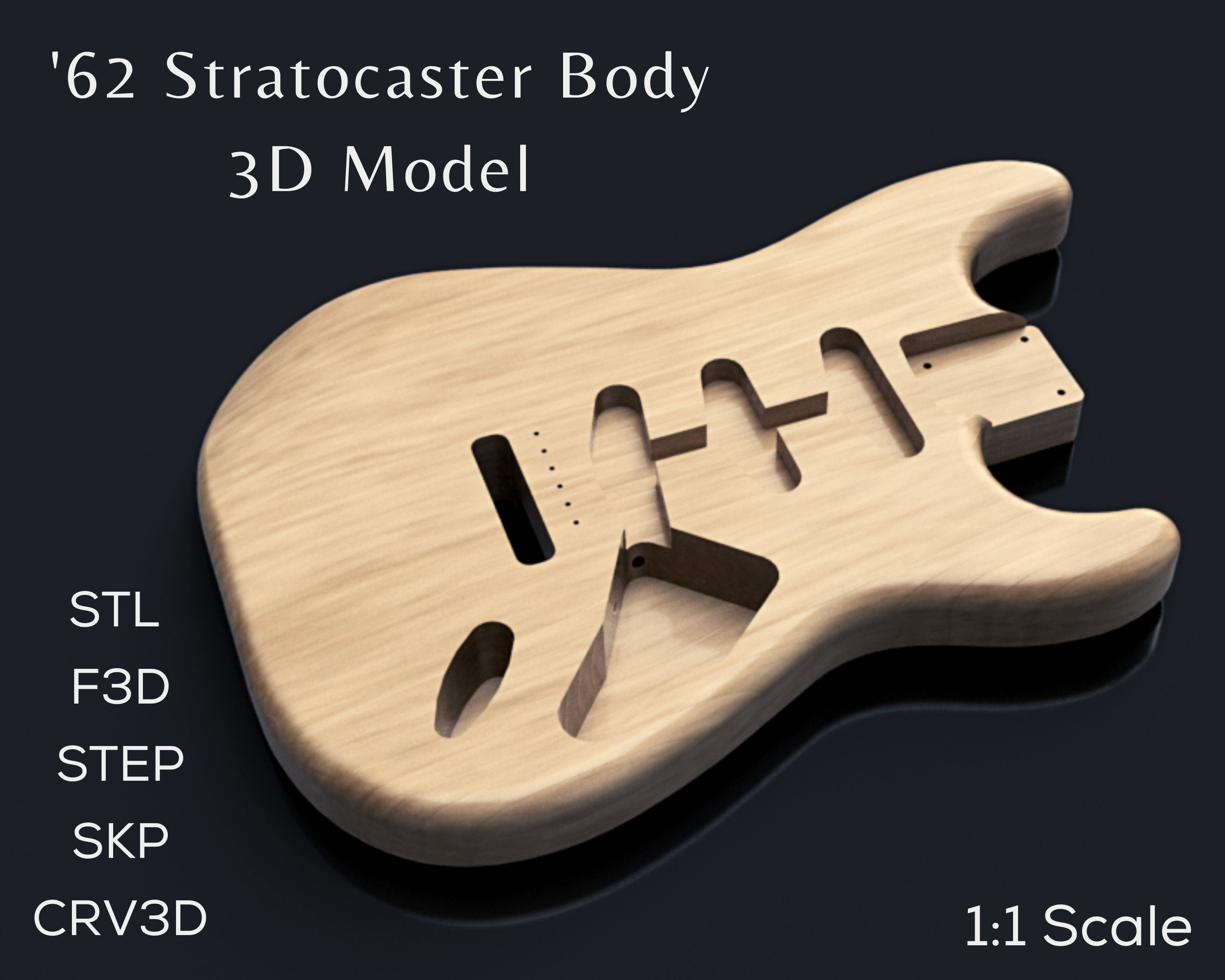 Stratocaster body outlet