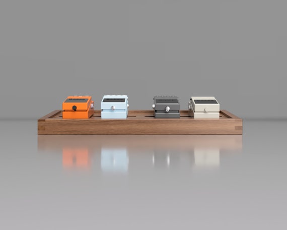 STL file Guitar & Bass modular pedalboard 🎸・3D printing model to