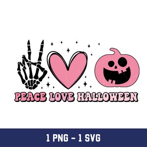 Peace Sign Halloween Png, Peace Sign Halloween Svg