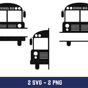 School bus svg, school svg, back to school svg, monogram svg, school bus monogram svg, school bus name frame split monogram svg, school png