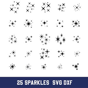Galaxy Sparkles SVG Cut File: Cricut & Silhouette (Instant Download)