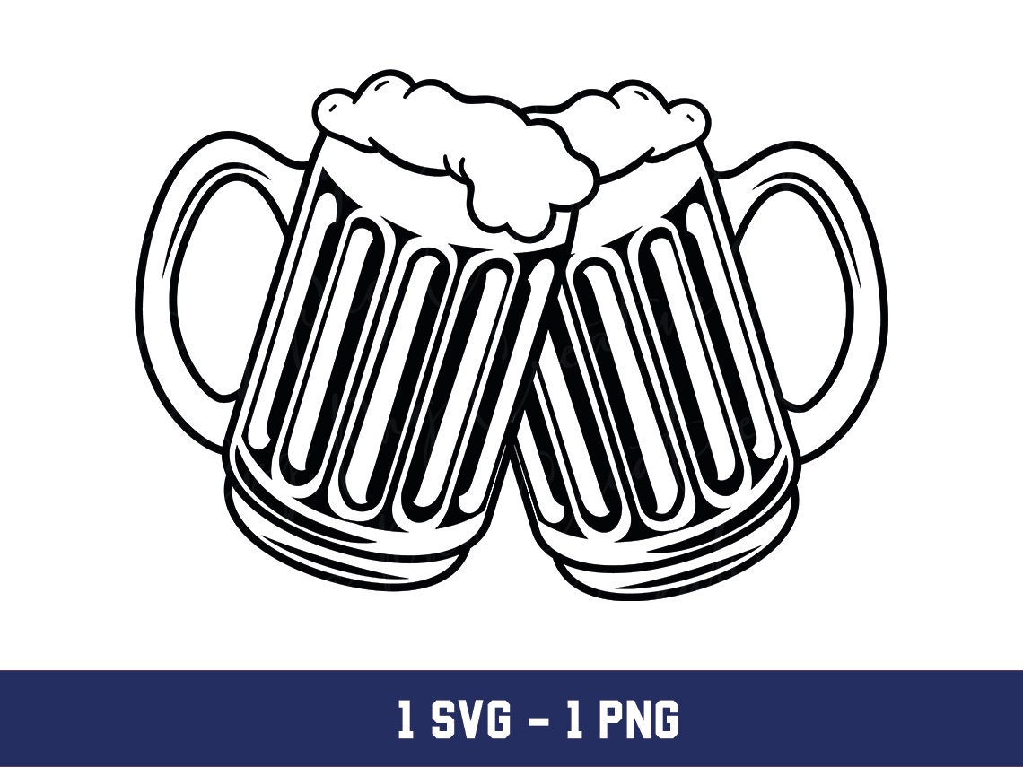 Beer Mug Svg, Beer Glass Svg, Beer Stein Svg, Beer Mug Png, Beer Glass