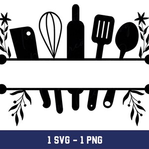 Kitchen Split Png, Kitchen Split Svg,Baking Split Png,Baking Split Svg,Kitchen Monogram Png, Kitchen Monogram Svg, Baking Monogram Png