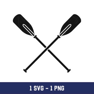 Crossed Paddles svg,Crossed Paddles Png, Kayak paddle svg, paddle svg, kayaking svg, boat oar svg,Canoe Paddle Svg, Boat oar Png