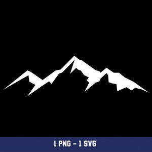 Mountain Svg Png, Mountain Silhouette SVG,  Hills Svg | Mountain png