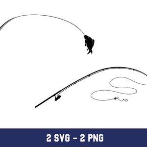 Fishing Pole, Fishing Hook, Fishing Rod: 