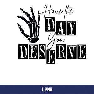 Funny Skeleton Peace Sign SVG PNG: Karma Snarky Design (Digital Download)