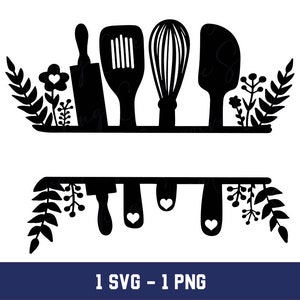 Cuisine Split Png, cuisine Split Svg, cuisson Split Png, cuisson Split Svg, cuisine monogramme Png, cuisine monogramme Svg, cuisson monogramme Png