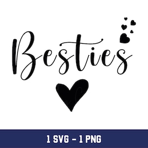 Besties svg, Besties Png