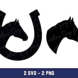 Horse Shoe SVG, Horse Head SVG, Horse Shoe Png, Horse Head Png