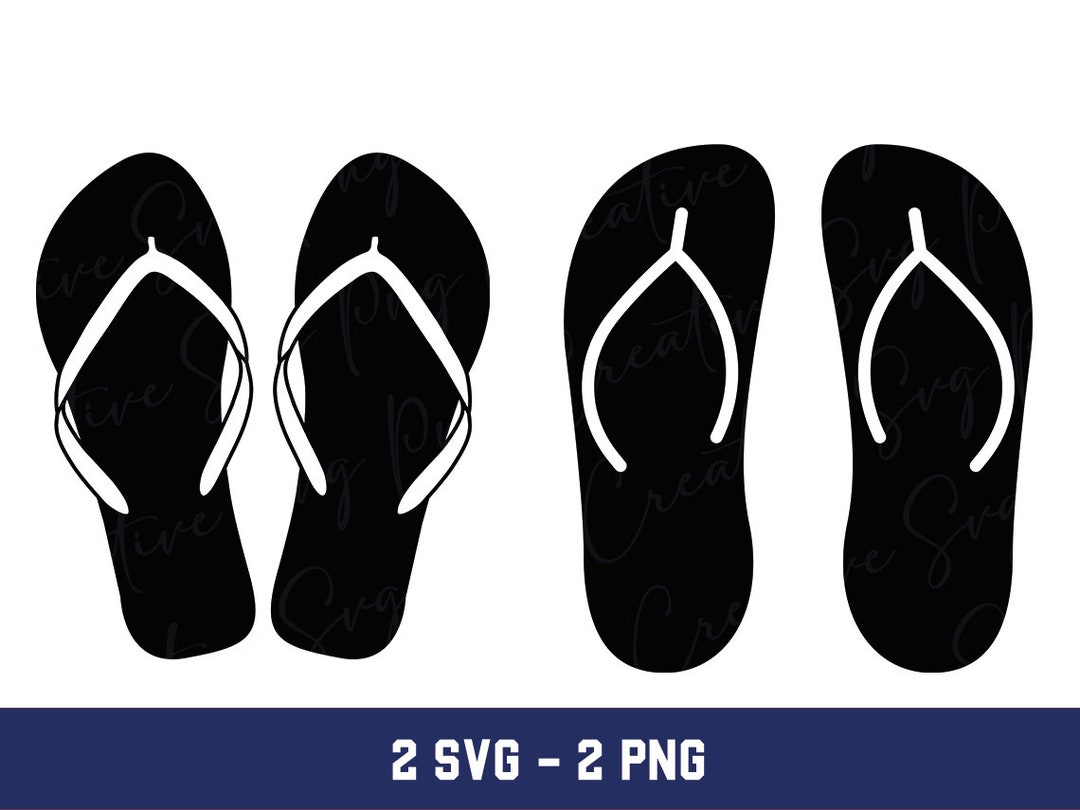 Flip Flops Png, Flip Flops Svg, Sandals Png, Sandals Svg, Slipper Svg