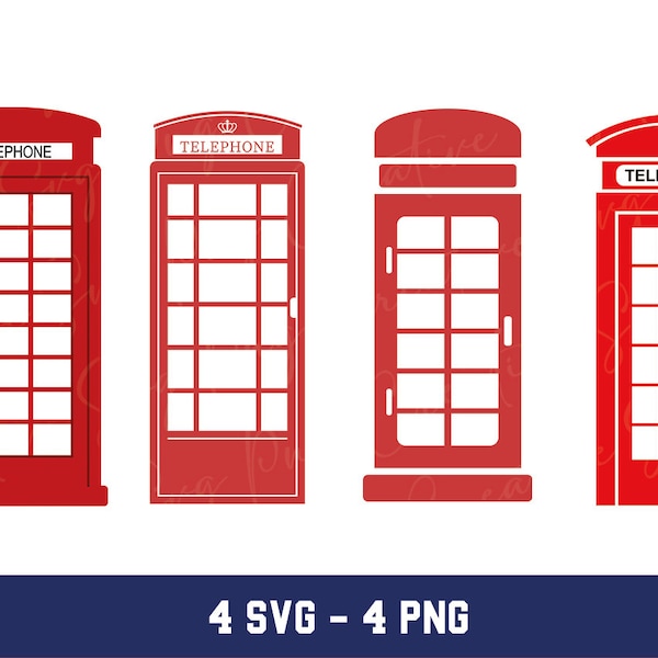 English Telephone booth Svg, English phone booth Png, London Telephone booth Svg, UK Telephone booth Png