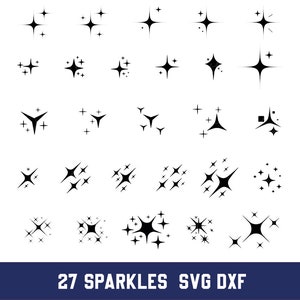 Galaxy Sparkles SVG Cut File: Cricut, Silhouette (Instant Download)