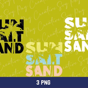 Sun Salt Sand Png, Summer Png, Palm Beach Png