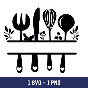 Kitchen Split Png, Kitchen Split Svg,Baking Split Png,Baking Split Svg,Kitchen Monogram Png, Kitchen Monogram Svg, Baking Monogram Png
